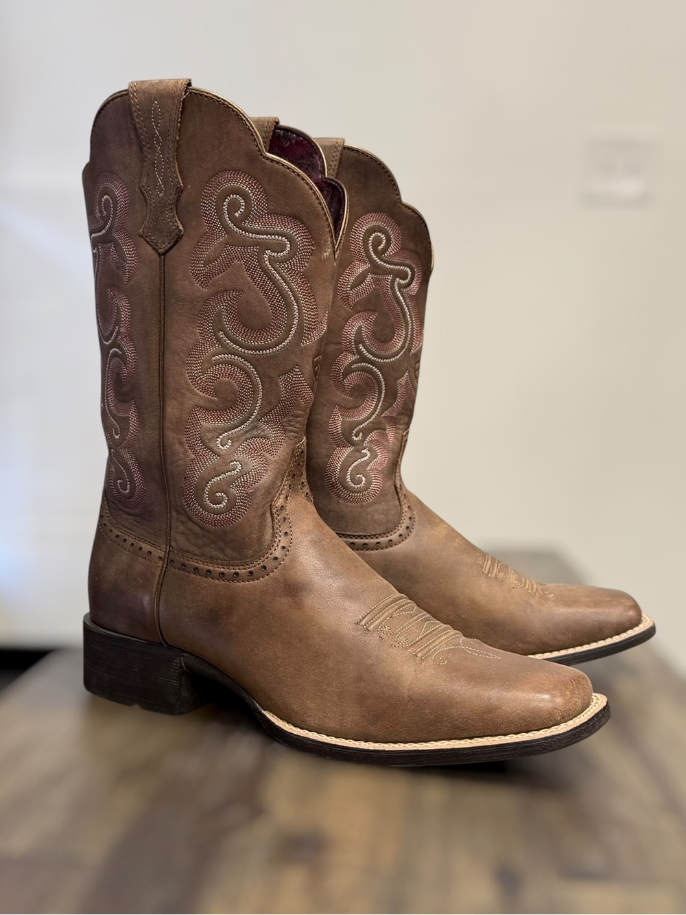 Ariat Women's Quickdraw Western Boots  - Broad Square Toe Size 11 - Picture 9 of 9